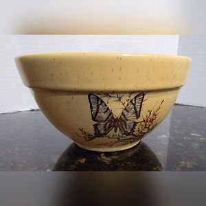 Vintage Treasure Craft Butterfly Kitchen Collection Small  6" Bowl made in USA